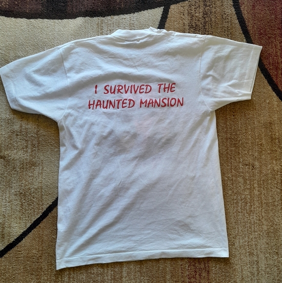 RARE Vintage 80s 90s Disney Dracula Haunted Mansion Graphic Shirt Screen Stars - Picture 3 of 12